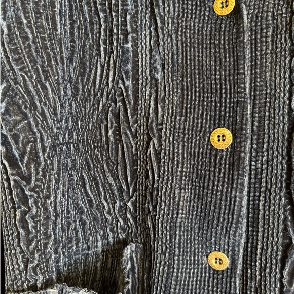 Chico’s Textured Stretch Velveteen Blazer Jacket - Picture 5 of 5
